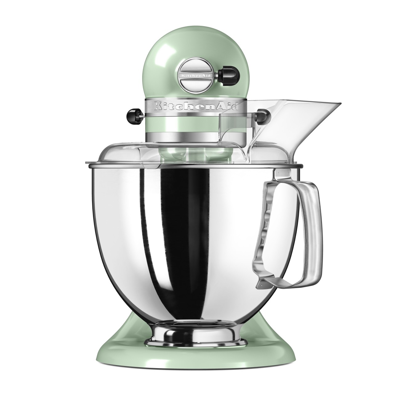 KitchenAid 4,8 L 5KSM175 Artisan Küchenmaschine Steellover mit Edelstahl-Werkzeugen-Pistazie