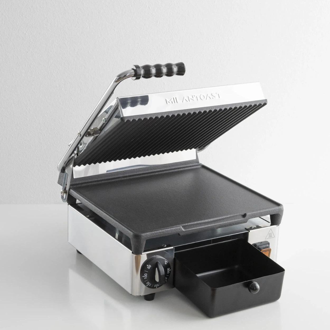 Milantoast Kontaktgrill elektrisch-glatt/geriffelt