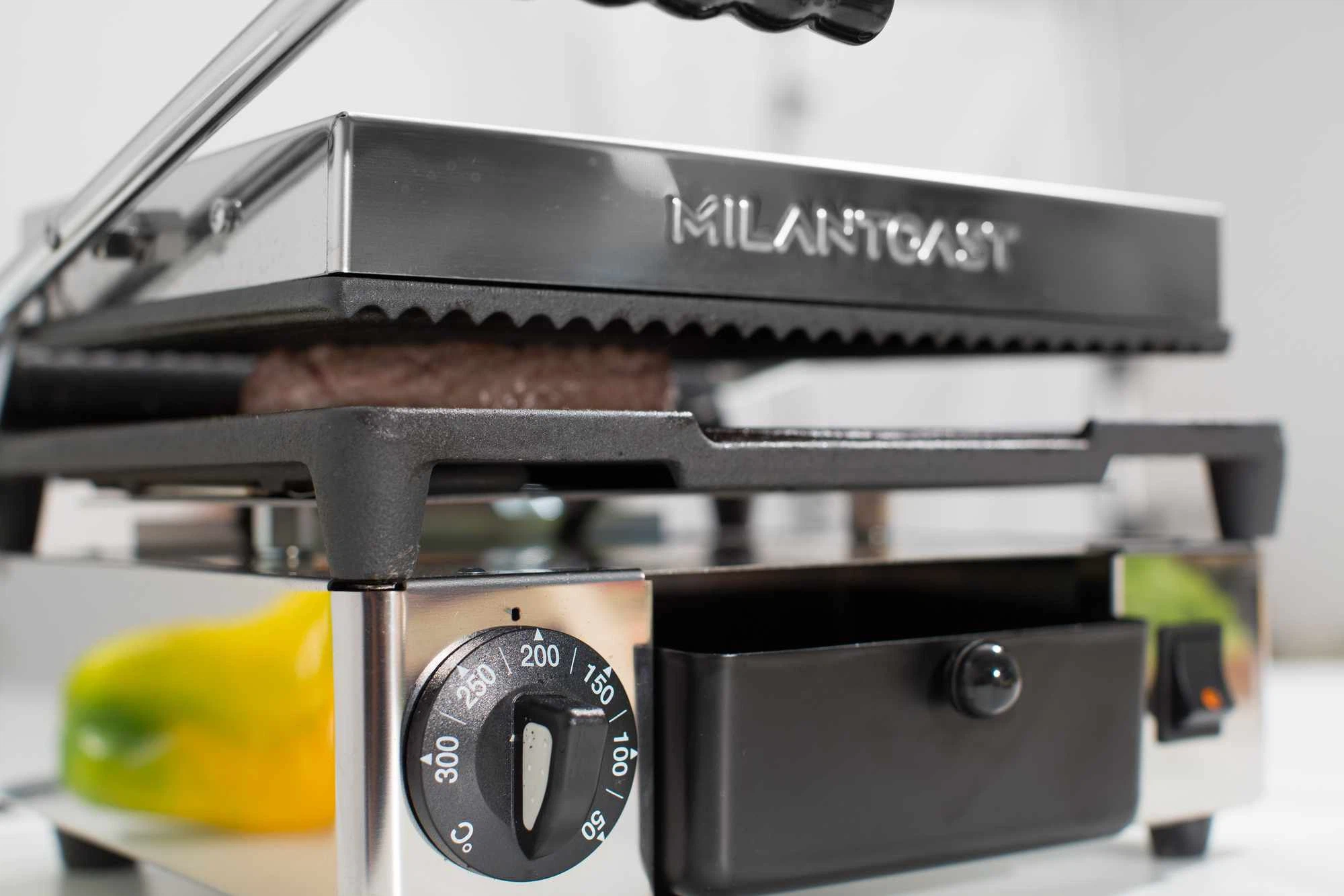 Milantoast Kontaktgrill elektrisch-glatt/geriffelt