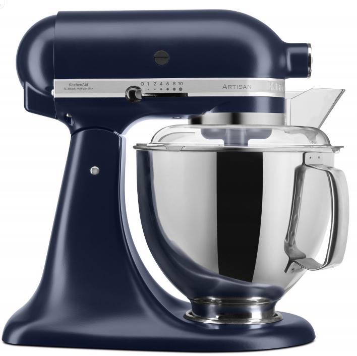 KitchenAid 4,8 L 5KSM175 Artisan Küchenmaschine Pastalover mit Nudelwalzen 3er- Set-Tintenblau