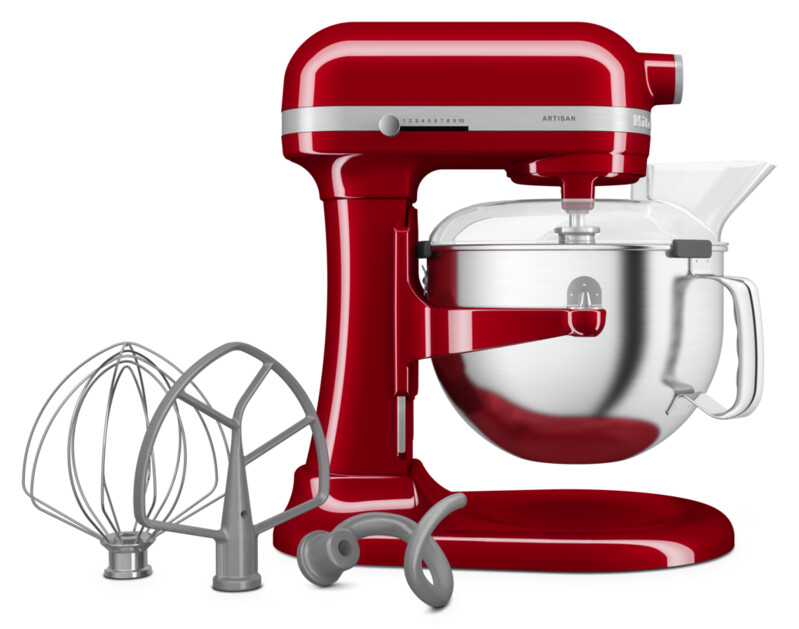 KitchenAid Küchenmaschine mit Schüsselheber 5,6 L Artisan 5KSM60SPX-Empire Rot