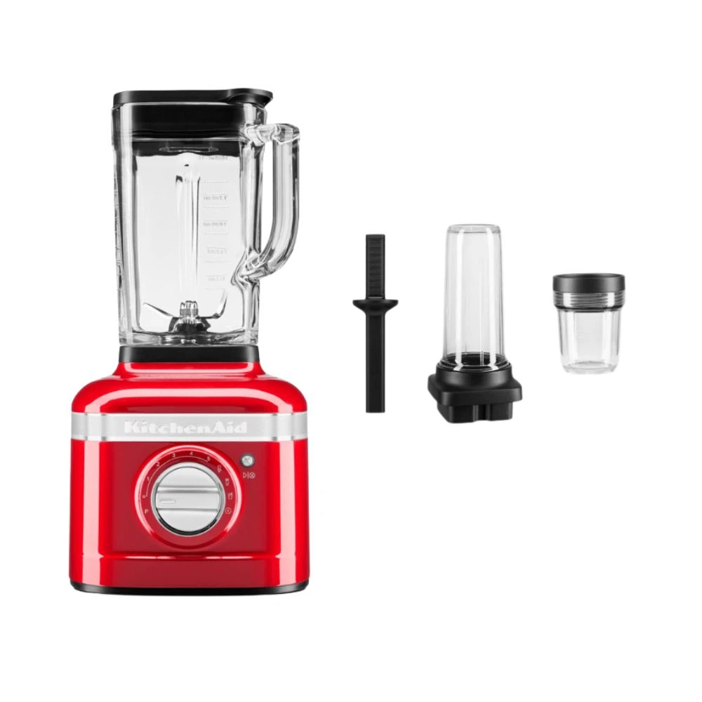 KitchenAid K400 Standmixer Komplett-Paket-Liebesapfelrot