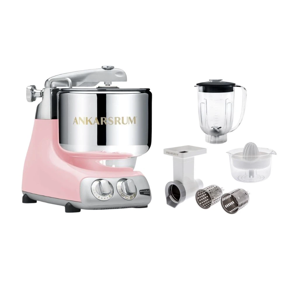 Ankarsrum Paket Beginnerset mit Go Green Zubehörset-Cloudy Pink