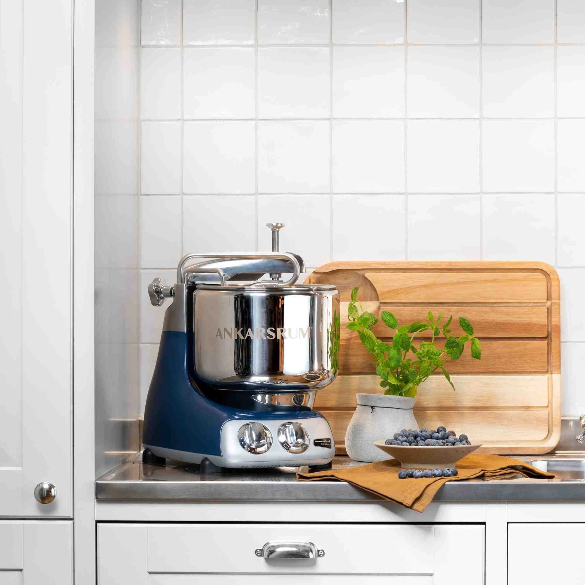 Ankarsrum Paket Beginnerset mit Go Green Zubehörset-Ocean Blue