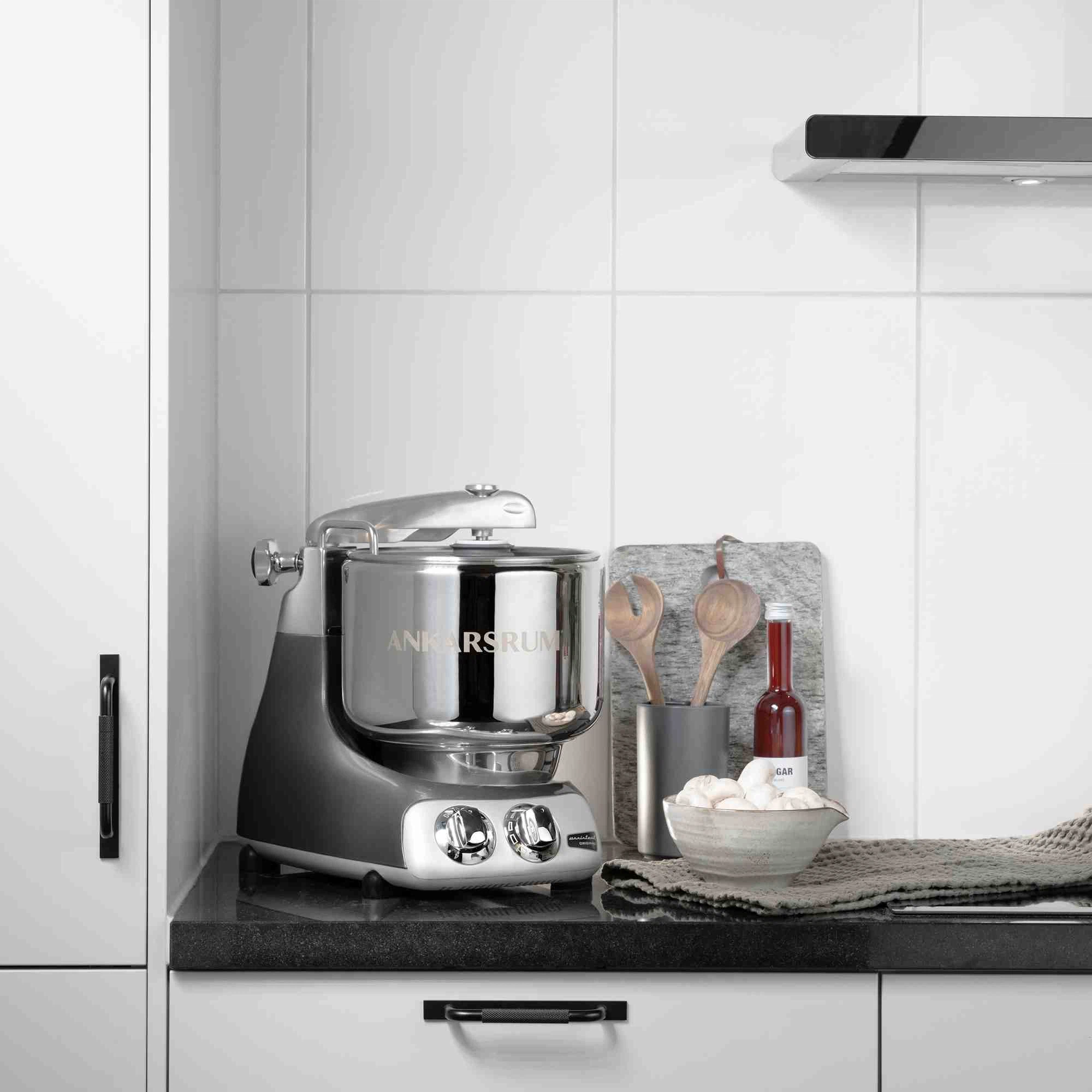 Ankarsrum Paket Allrounderset mit Deluxe Zubehörset-Schwarz Chrom