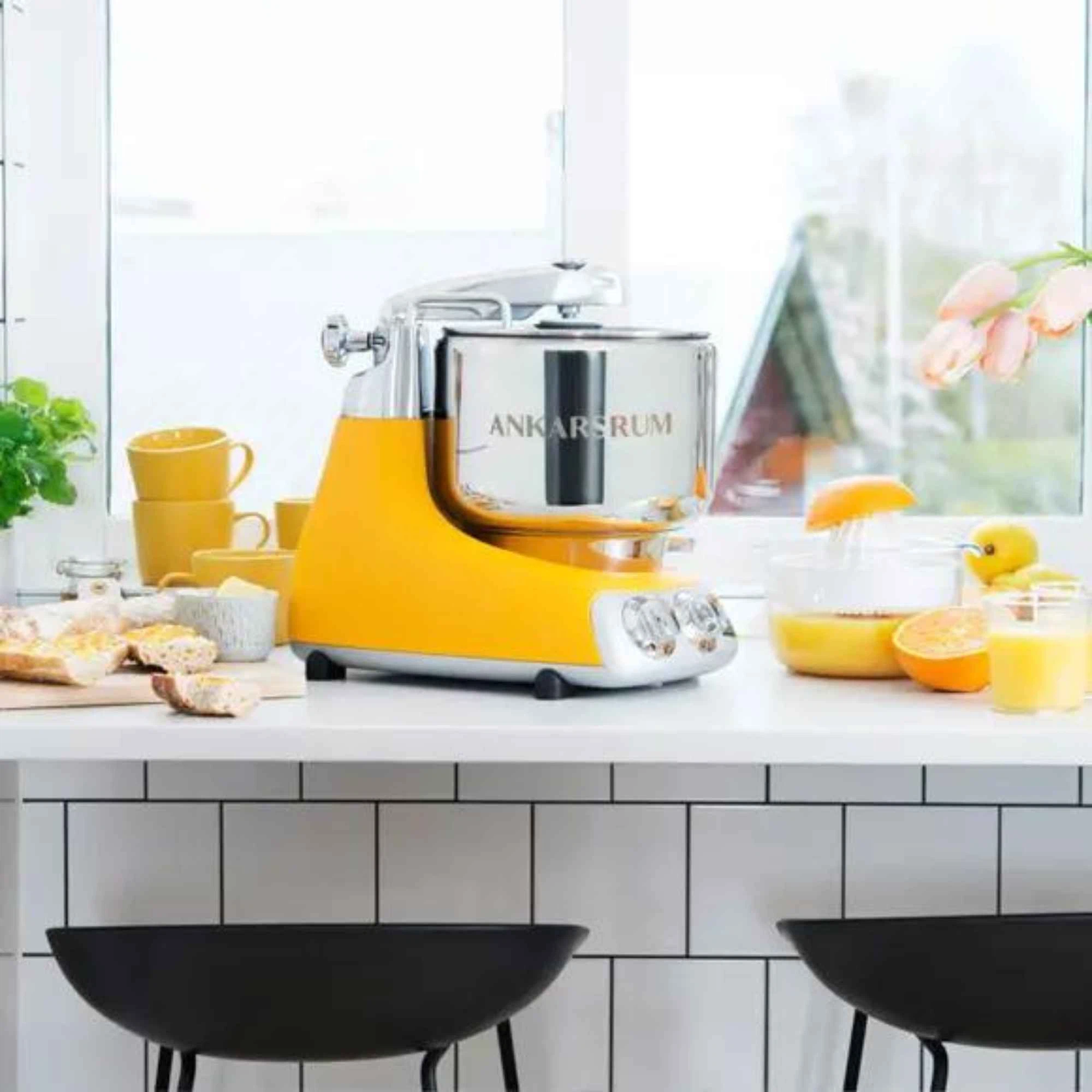Ankarsrum Paket Allrounderset mit Deluxe Zubehörset-Sunbeam Gelb