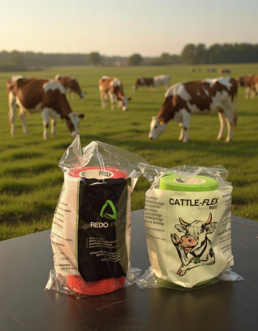 REDO FLEX und CATTLE FLEX Klauenbandagen im direkten Vergleich