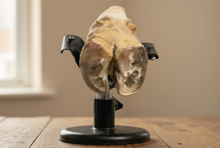 Klaue mit sauber geschnittenem Tragrand im Klauenstand