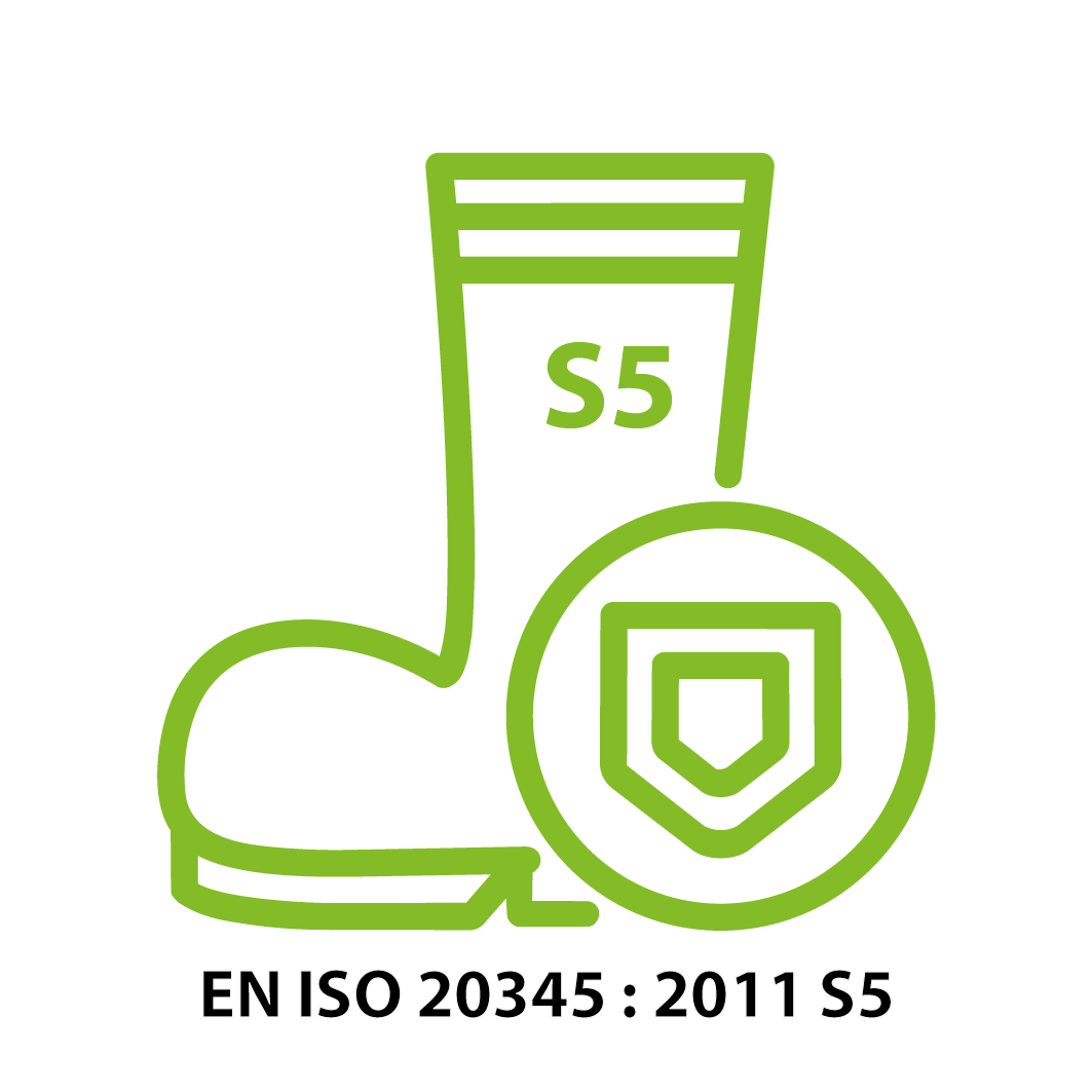 S5 safety with steel toe cap