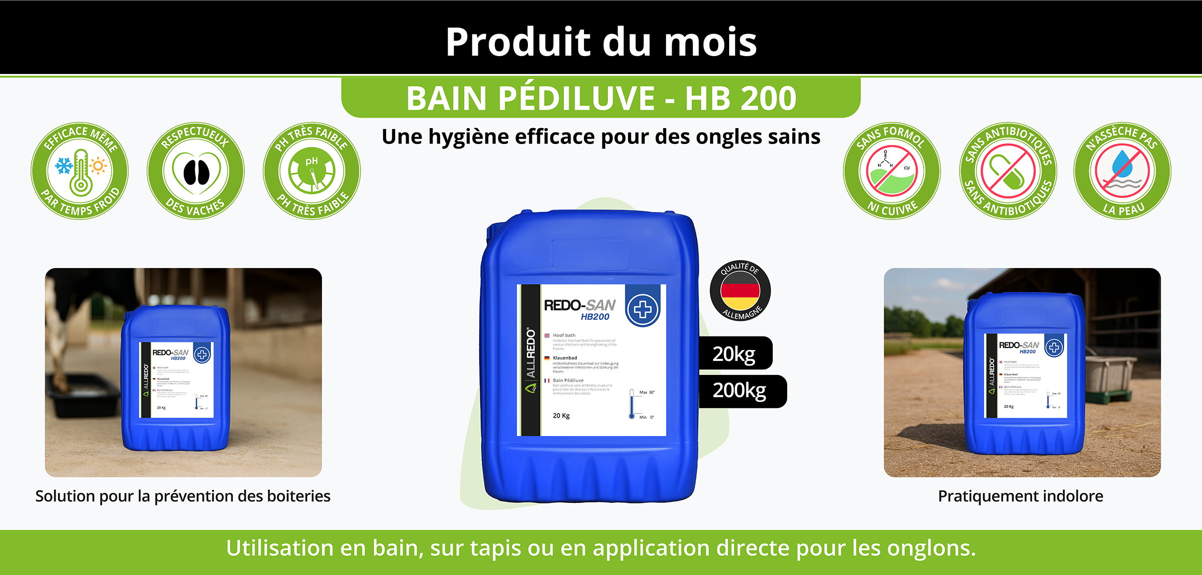 Bain Pédiluve  - Sans douleur - Sans cuivre ni formol