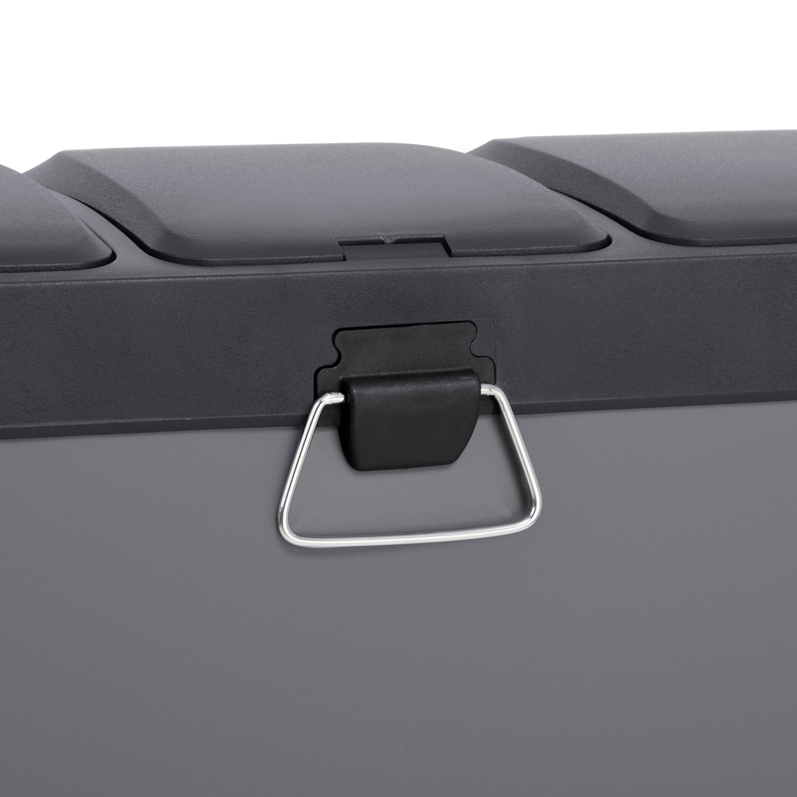 B-Ware SVITA TC3X8 Mülleimer 24 L 3x8 Treteimer Abfalleimer Mülltrennung Grau 