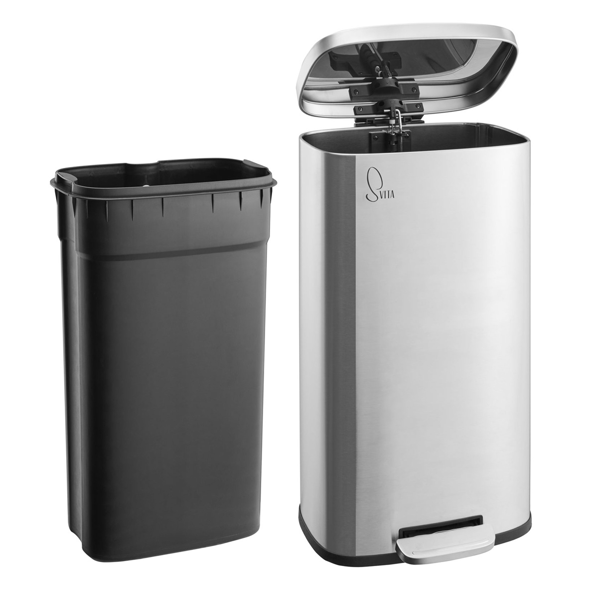 B-Ware Treteimer Abfalleimer Mülleimer Abfallbehälter Softclose 30L