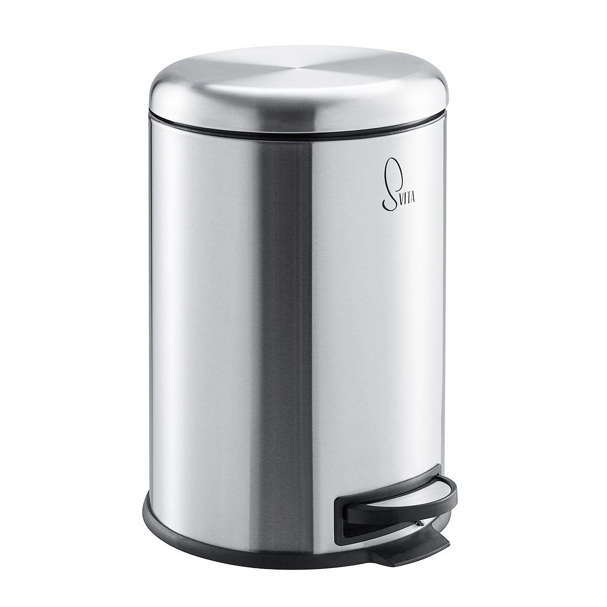 B-Ware SVITA Treteimer 20L Abfalleimer Mülleimer Papiertonne Edelstahl Silber 