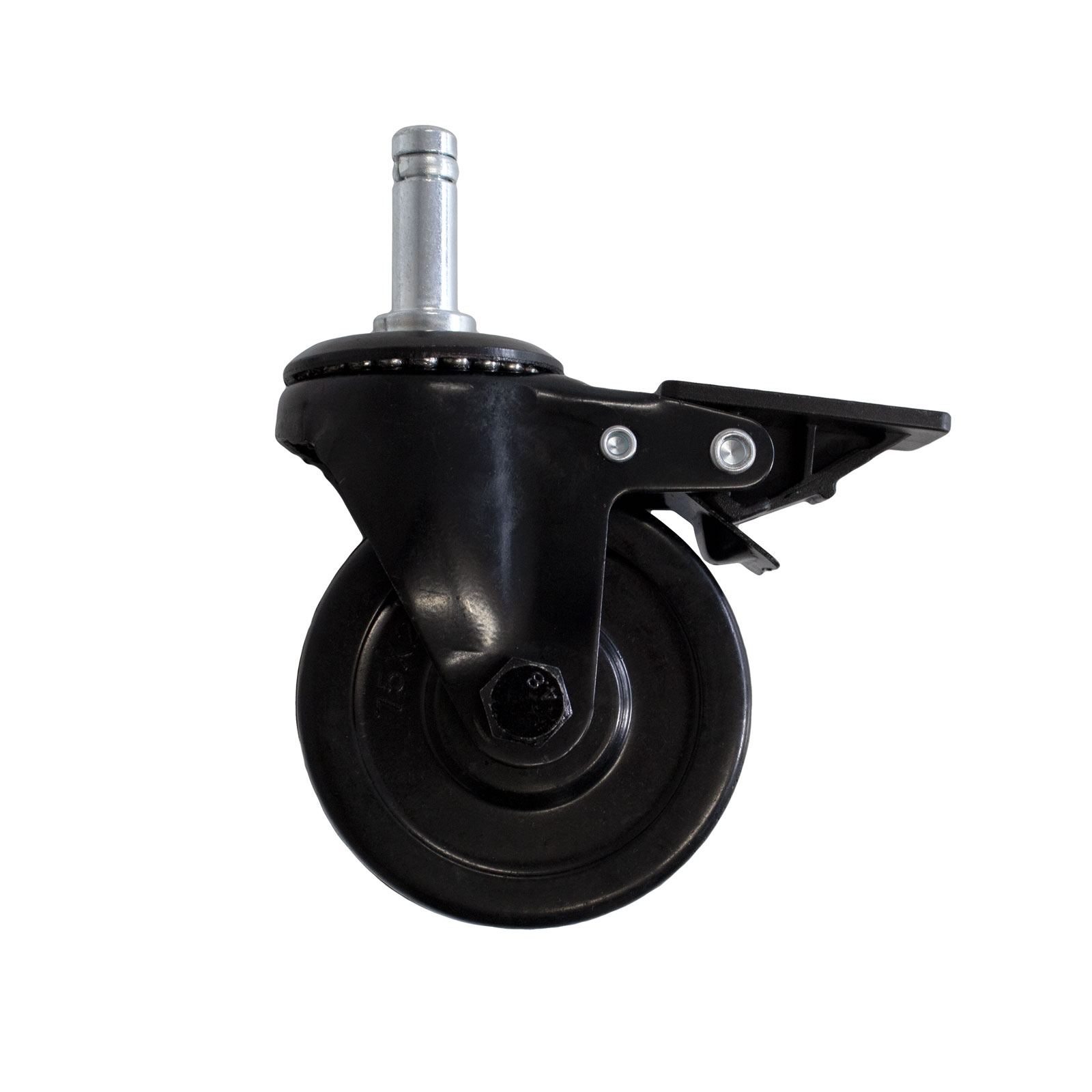 TAINO 4er Set Ersatz-Rollen PLATINUM BLACK aus Gummi Upgrade Flüster-Rollen 