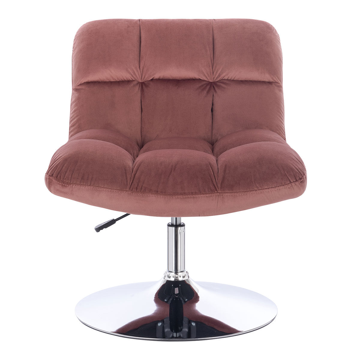 B-Ware SVITA LAUREL  Stuhl Drehsessel Sessel Lounge Samt Rosa