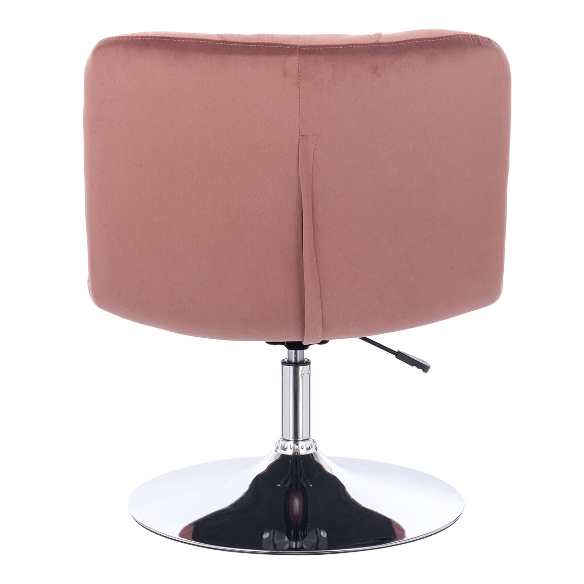 B-Ware SVITA LAUREL  Stuhl Drehsessel Sessel Lounge Samt Rosa