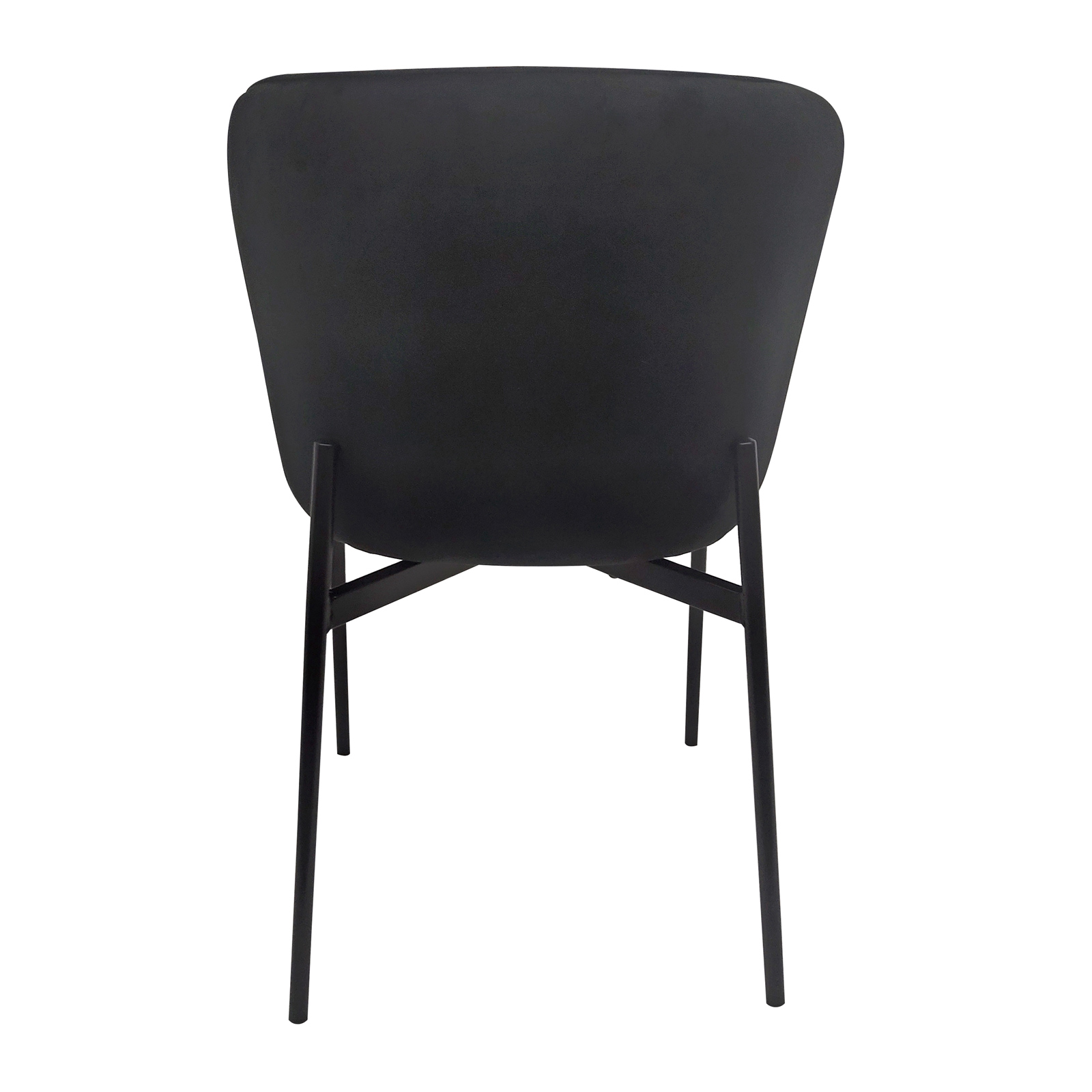 B-Ware MARY 2er Set Design Esszimmer Küchen Polsterstuhl Küchenstuhl Schwarz