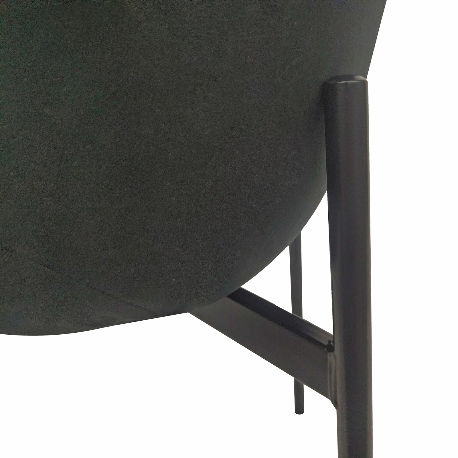 B-Ware MARY 2er Set Design Esszimmer Küchen Polsterstuhl Küchenstuhl Schwarz