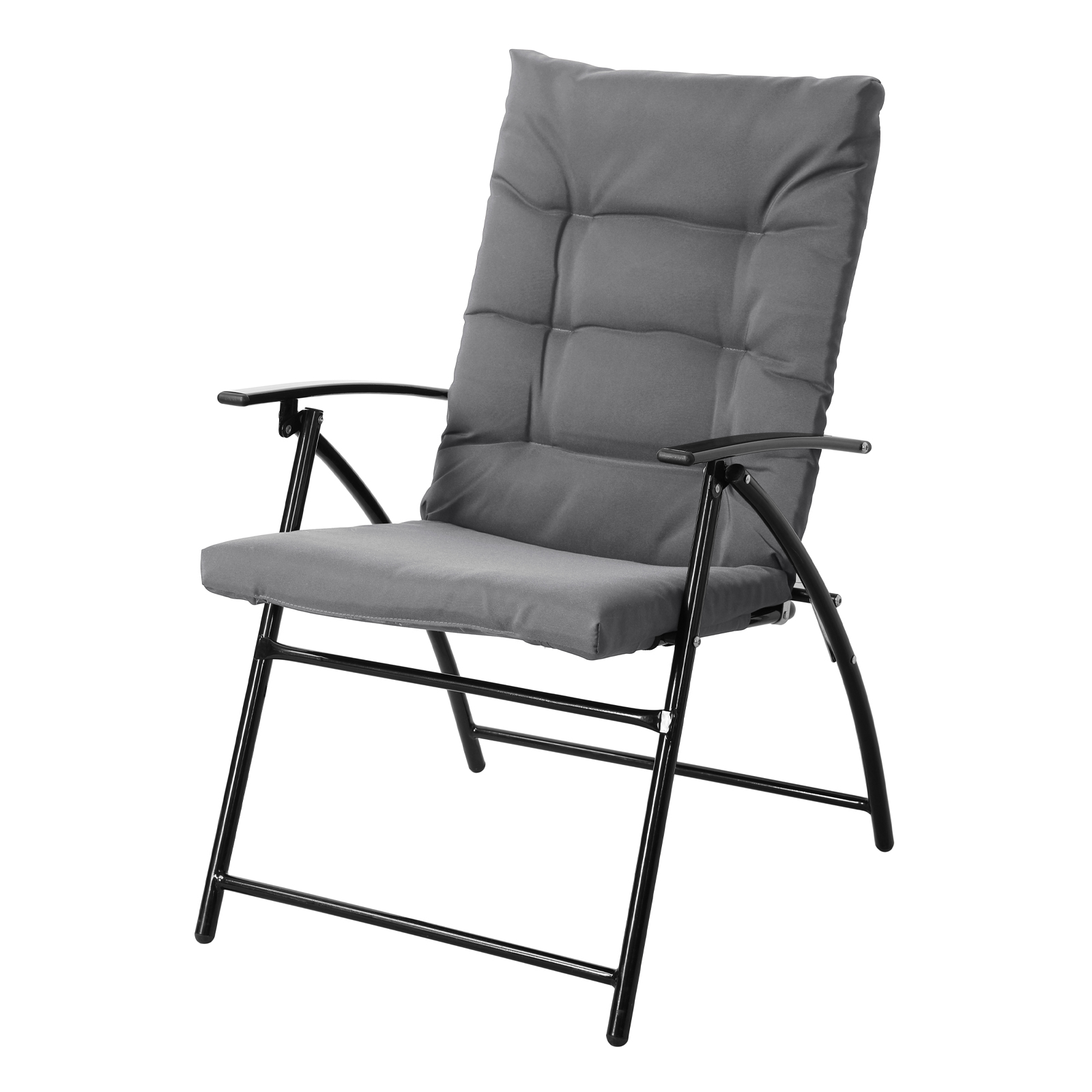 VENTURA Sitzgruppe 3-tlg. Camping-Möbel Balkon-Set klappbar Metall Bistro Set