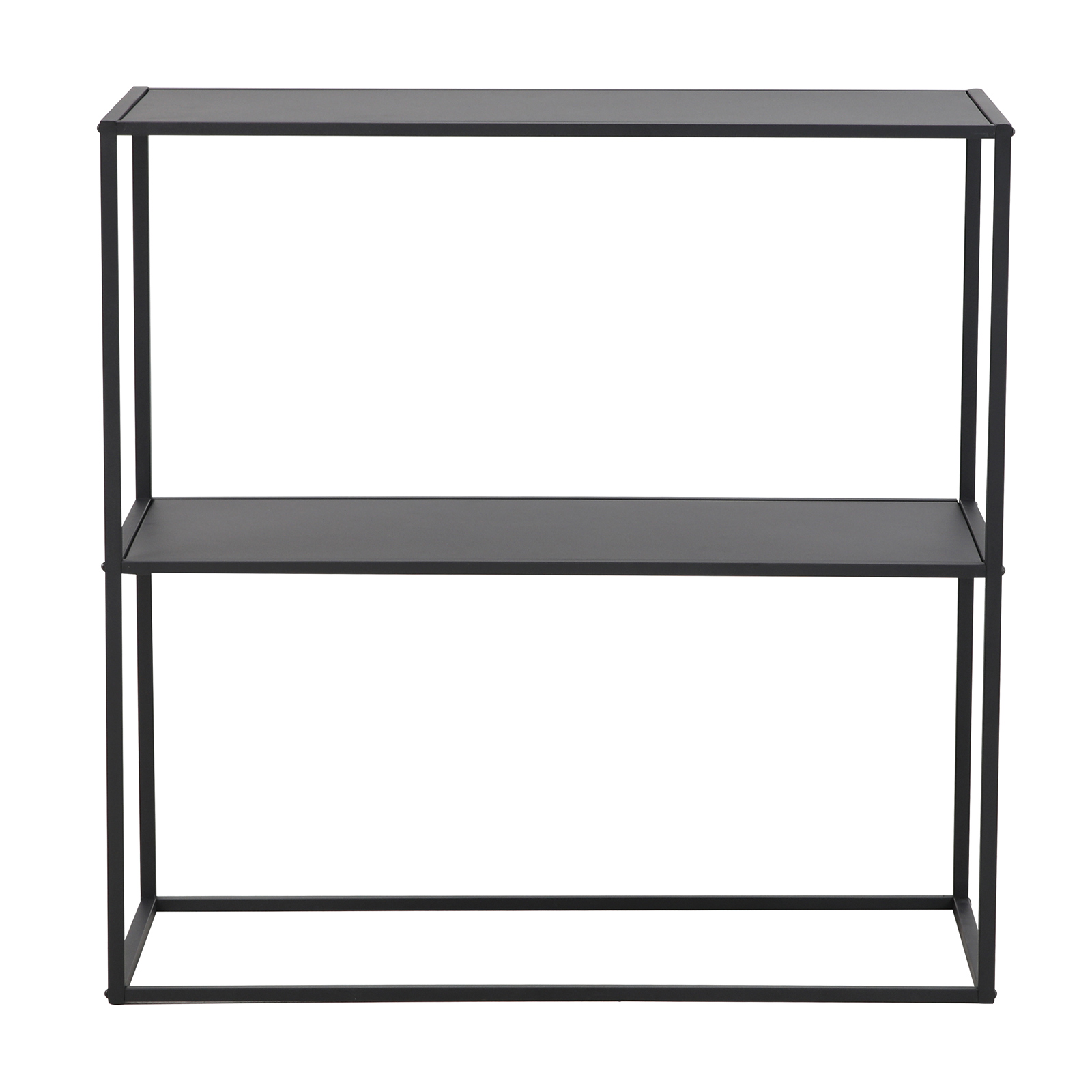 B-Ware SVITA KALY Konsolentisch Standregal Industrial Design Metall Schwarz