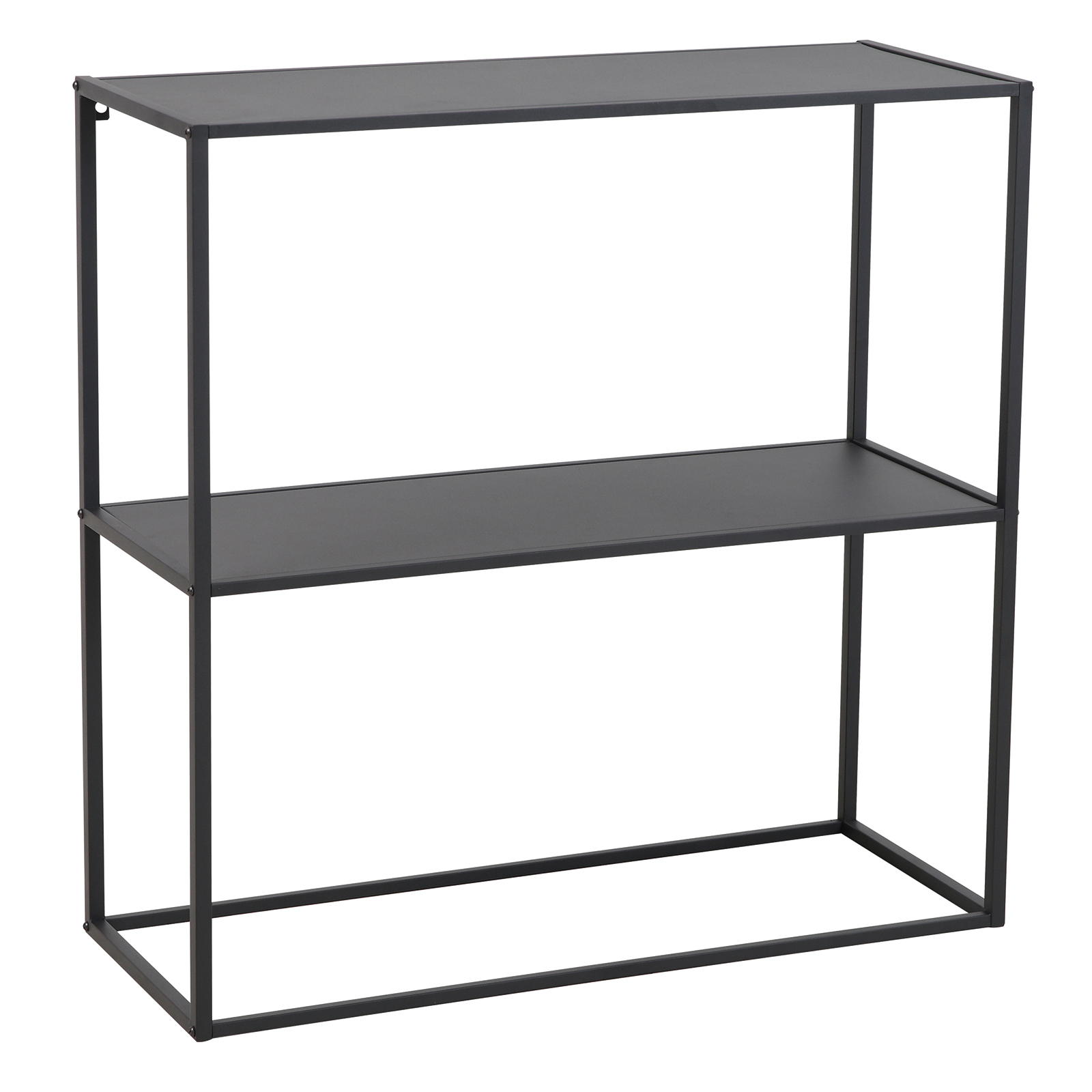 B-Ware SVITA KALY Konsolentisch Standregal Industrial Design Metall Schwarz