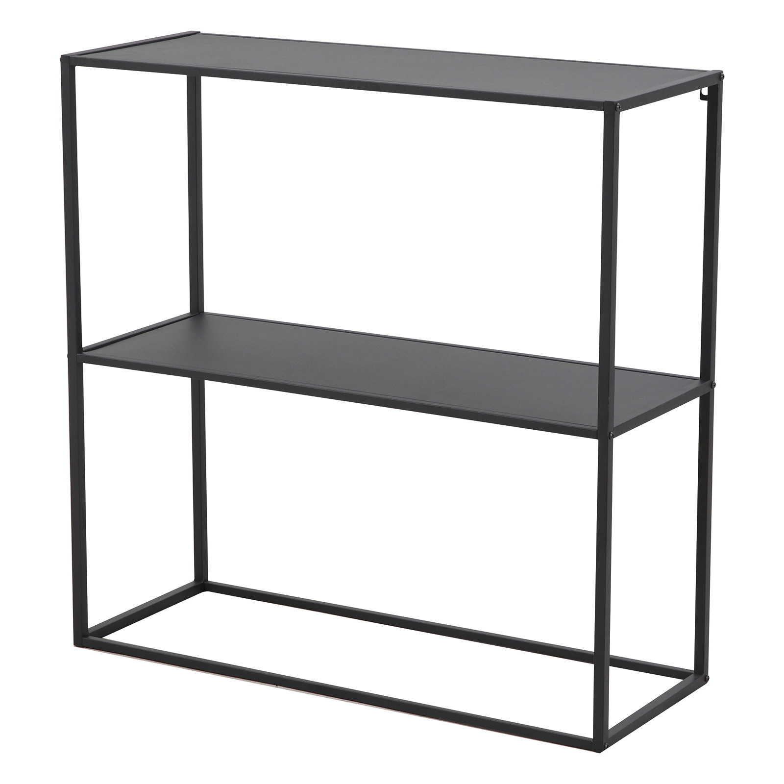 B-Ware SVITA KALY Konsolentisch Standregal Industrial Design Metall Schwarz