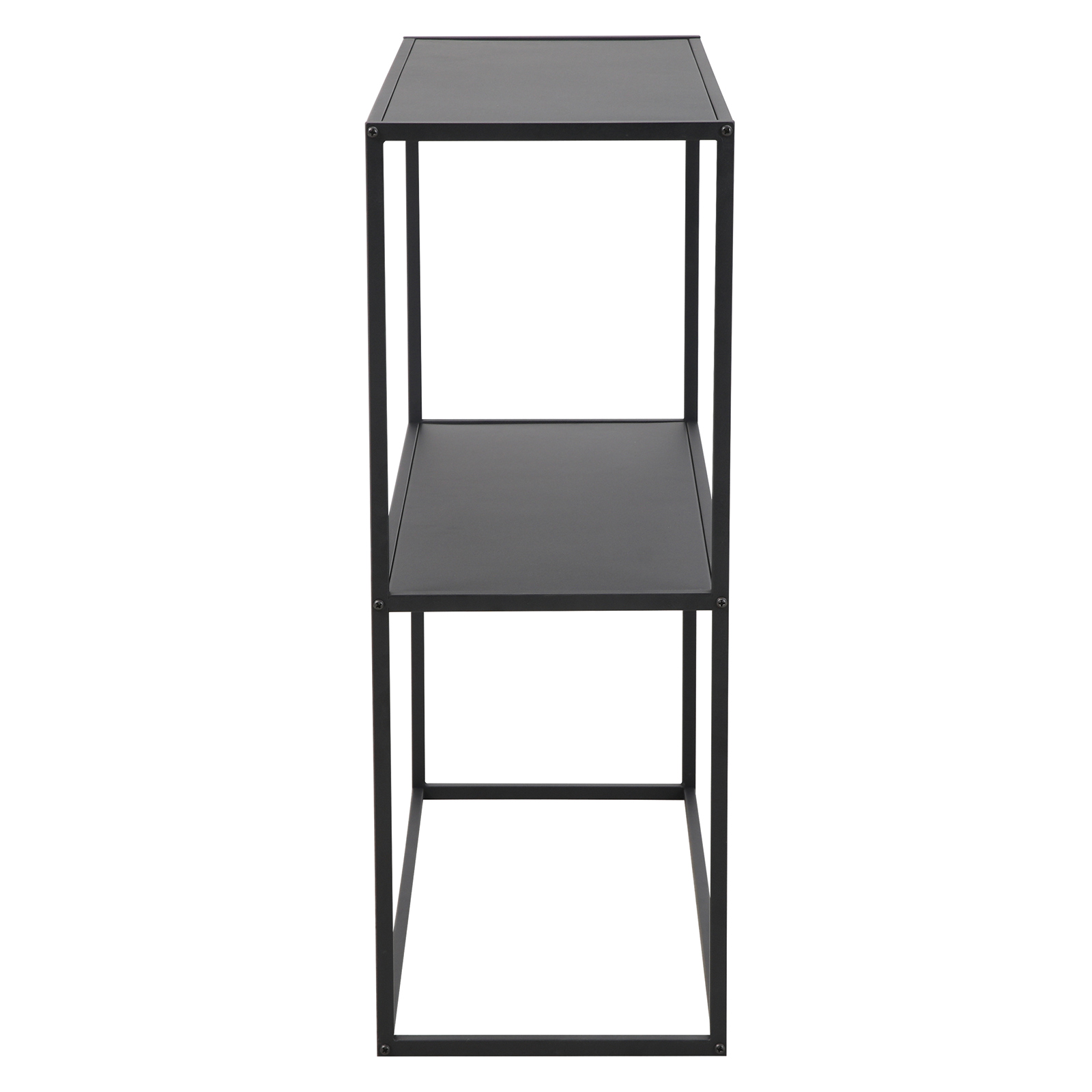 B-Ware SVITA KALY Konsolentisch Standregal Industrial Design Metall Schwarz