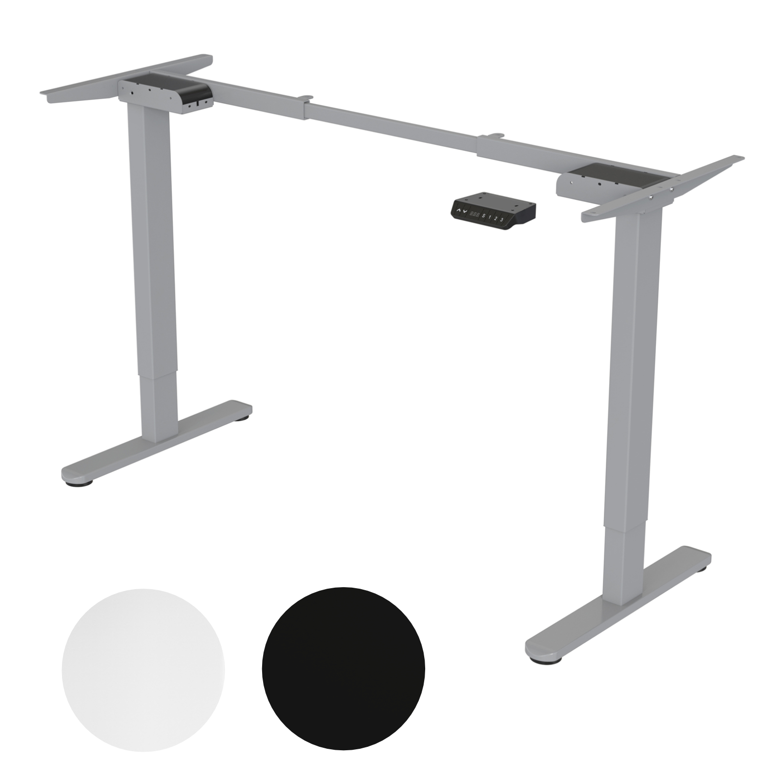 DOBON Schreibtisch-Gestell elektrisch höhenverstellbar Doppel-Motor Metall 