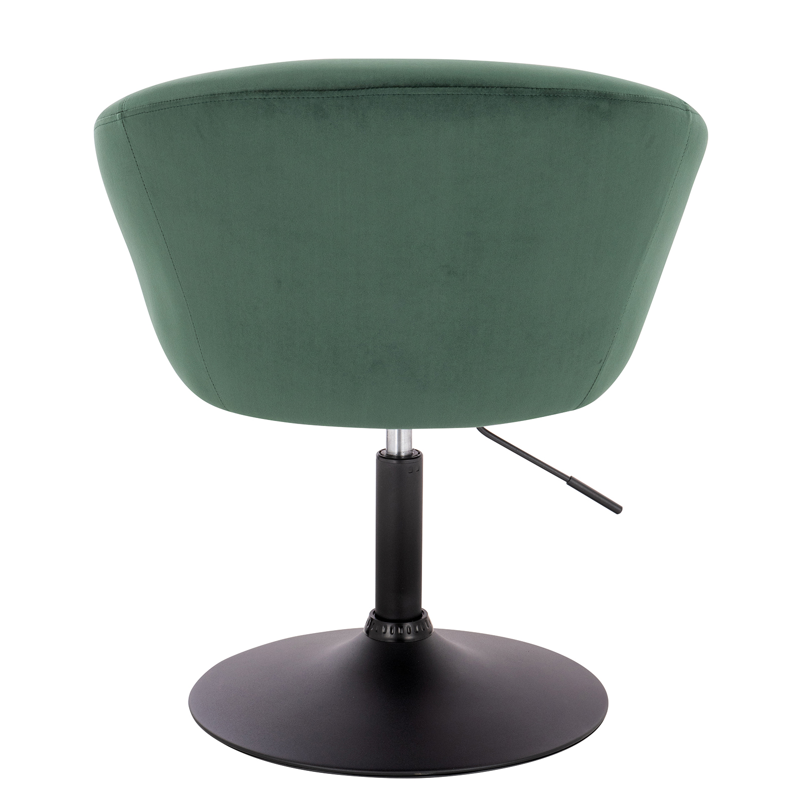 B-Ware SVITA JAMAIKA Loungestuhl Cocktail Sessel Samt-Optik Tellerfuß Dunkelgrün