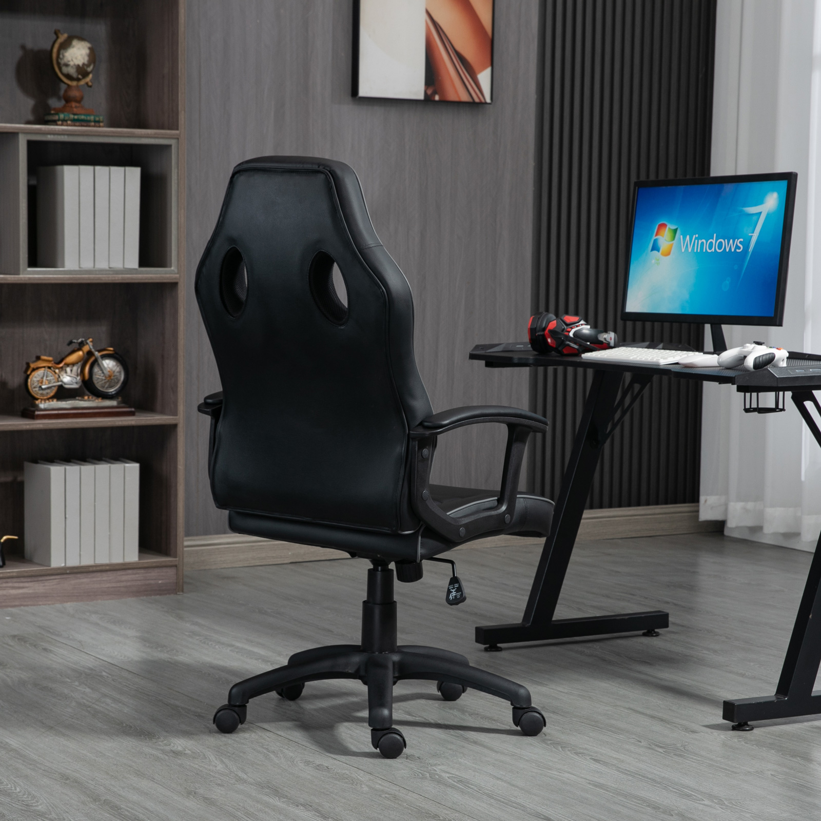 SVITA Gaming Stuhl Ergonomischer PC-Stuhl Höhenverstellbar Kinder Teenager Grau