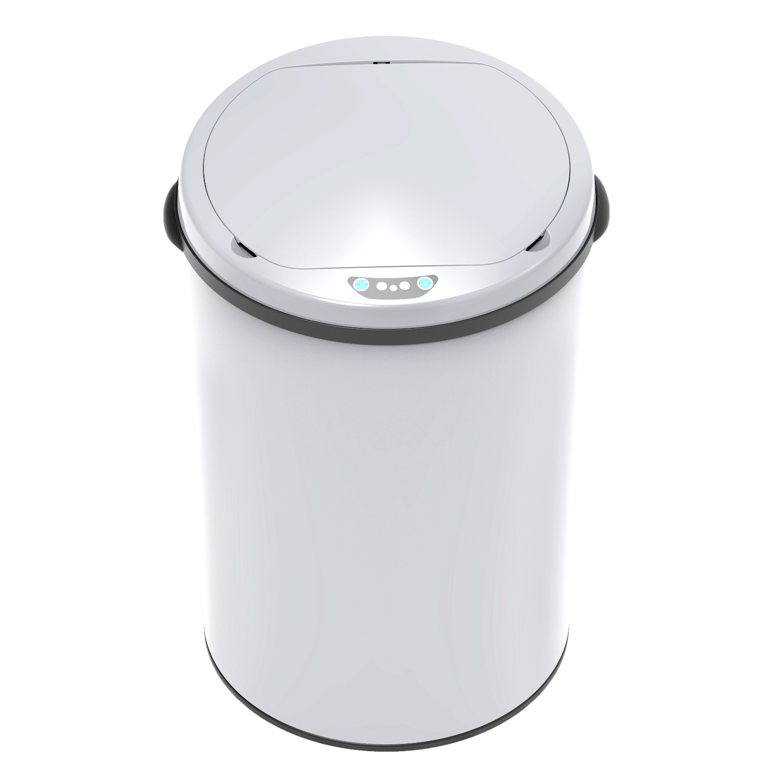 B-Ware SVITA Sensor-Mülleimer 30L Stahl Mülleimer Sensor Abfalleimer Küche Weiß