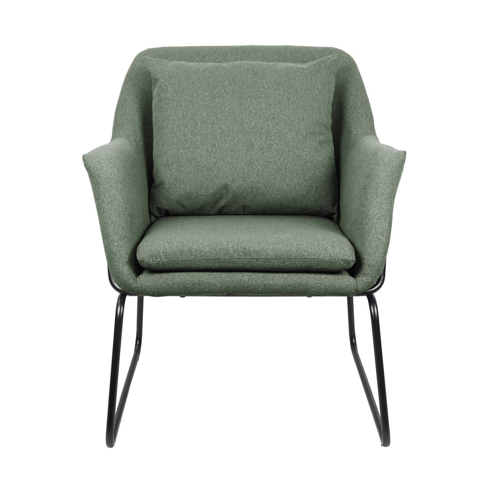 B-Ware SVITA JOSIE Sessel gepolstert Beistellsessel Couch Relaxsessel Stoff Grün