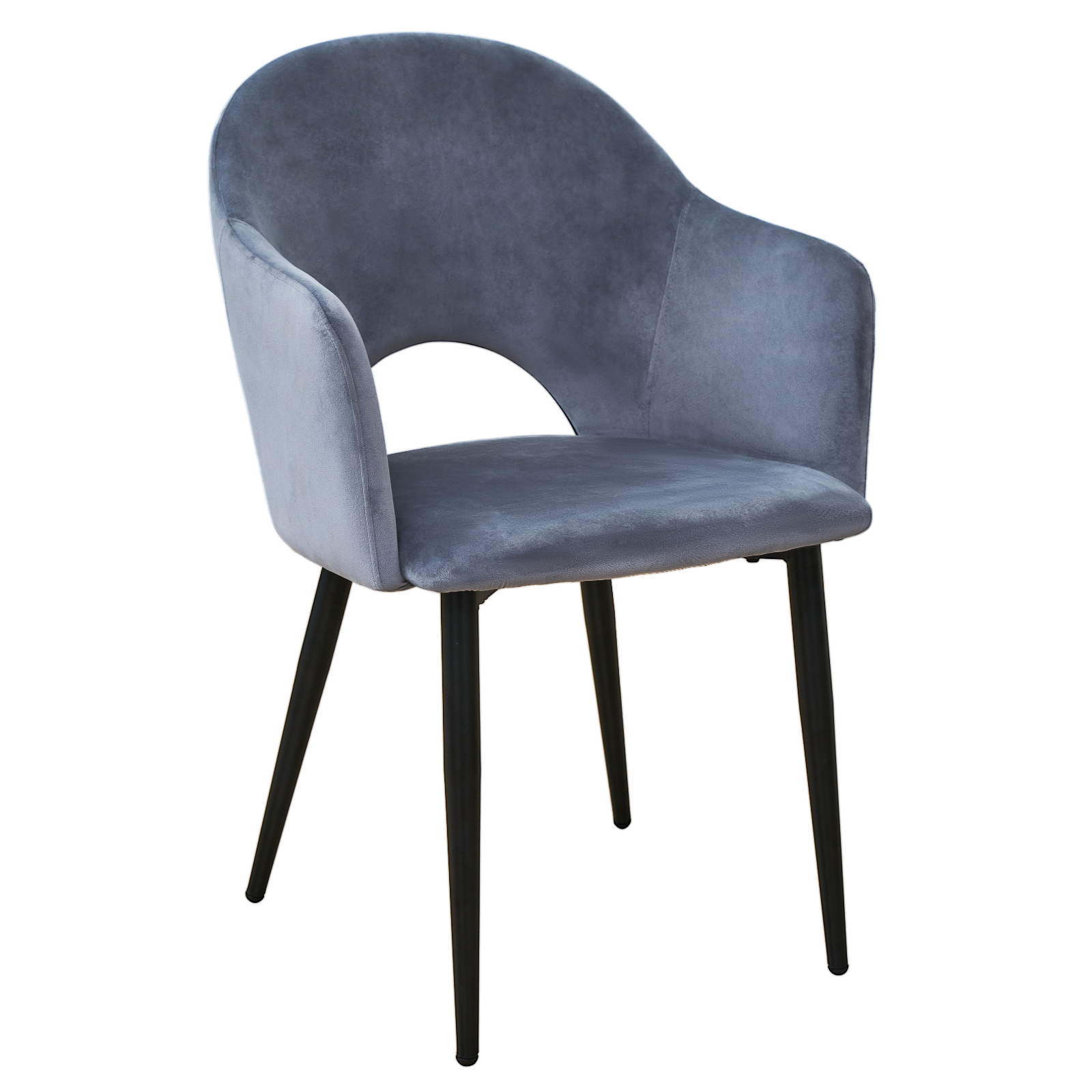 B-Ware SVITA HAILEY 2er Set Esszimmerstühle Küche Sessel Polster Samt Dunkelgrün