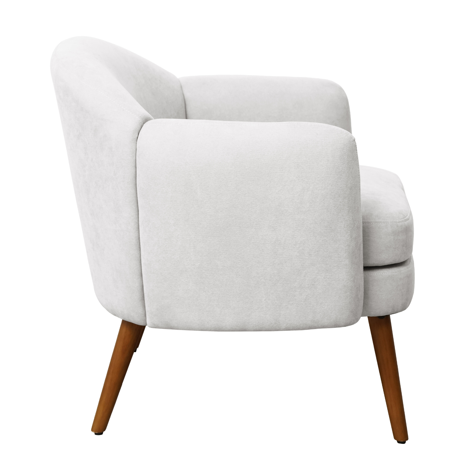 B-Ware SVITA JOHAN Sessel Loungesessel Polstersessel Armlehnen Gepolstert Weiß