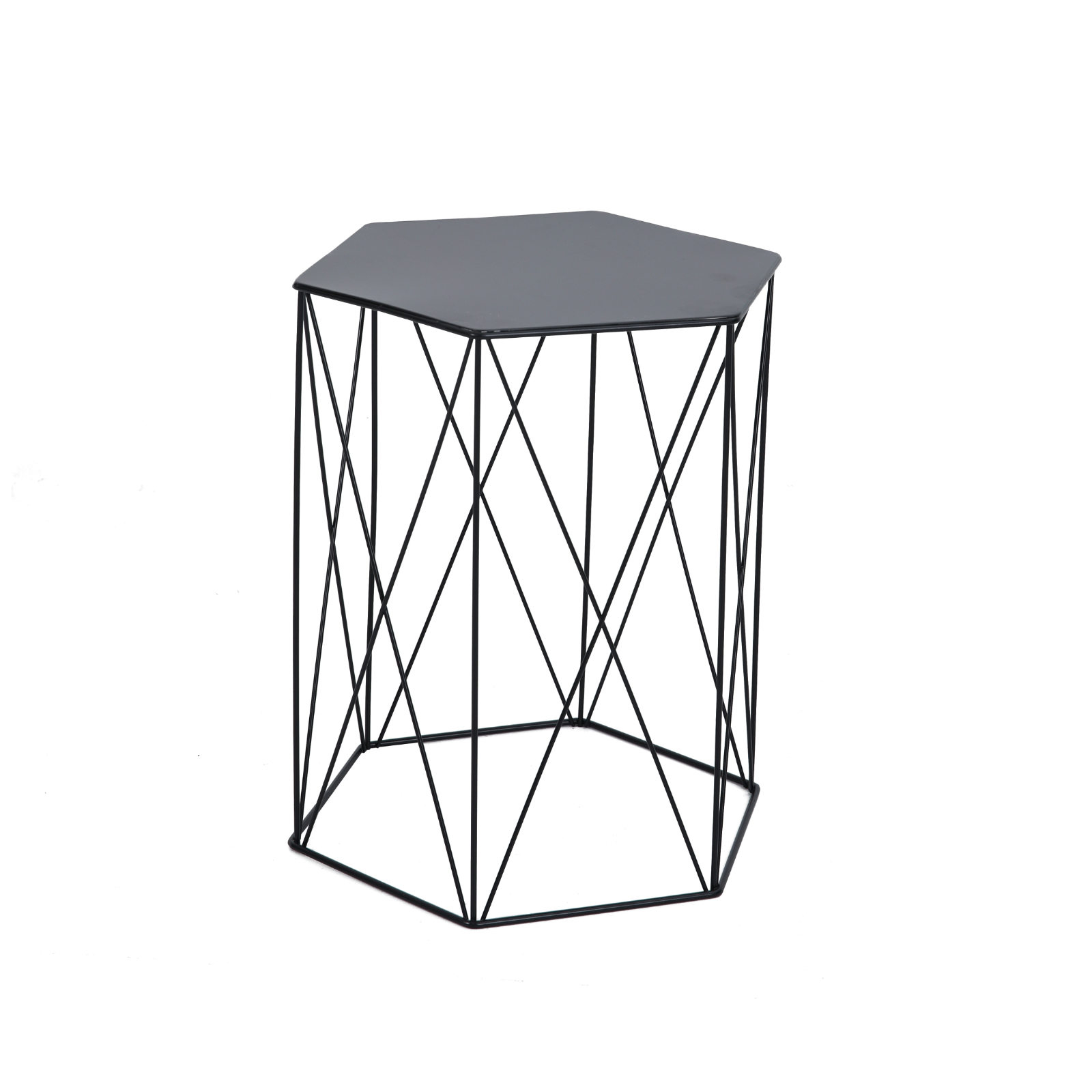 B-Ware SVITA HARPA 2er-Set Beistelltische Couchtisch Nachttisch Modern Schwarz