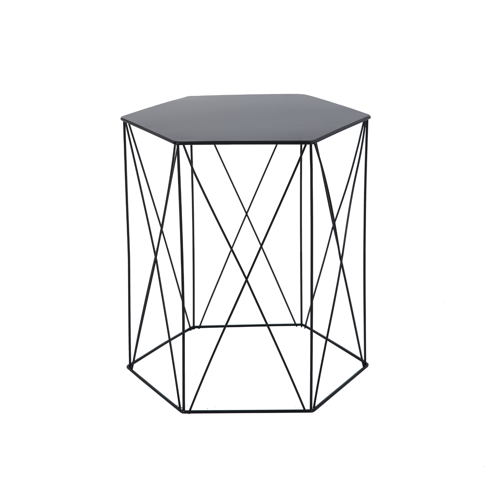 B-Ware SVITA HARPA 2er-Set Beistelltische Couchtisch Nachttisch Modern Schwarz