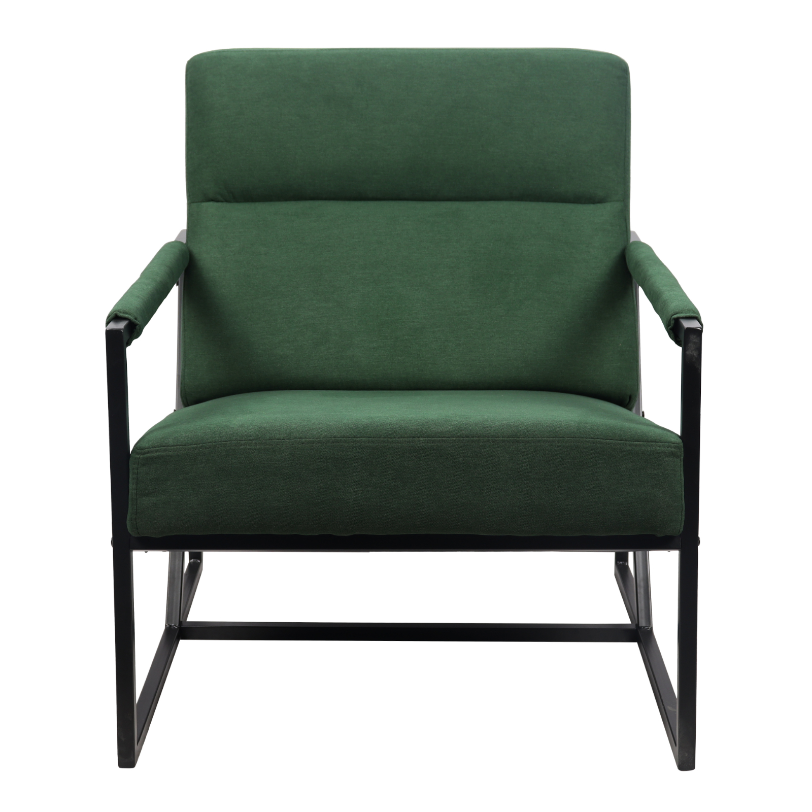 B-Ware SVITA CHRIS Loungestuhl Cocktailsessel Polsterstuhl Armlehne Dunkelgrün