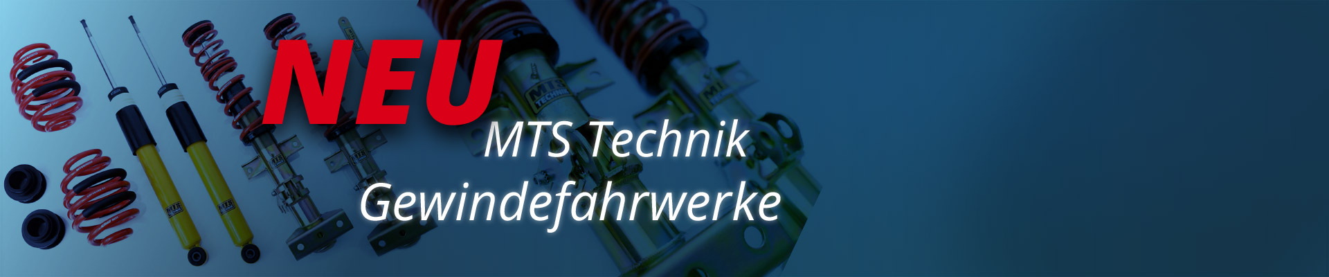 Erlebe unsere neuen MTS-Gewindefahrwerke, exklusiv mit EIBACH-Federn!