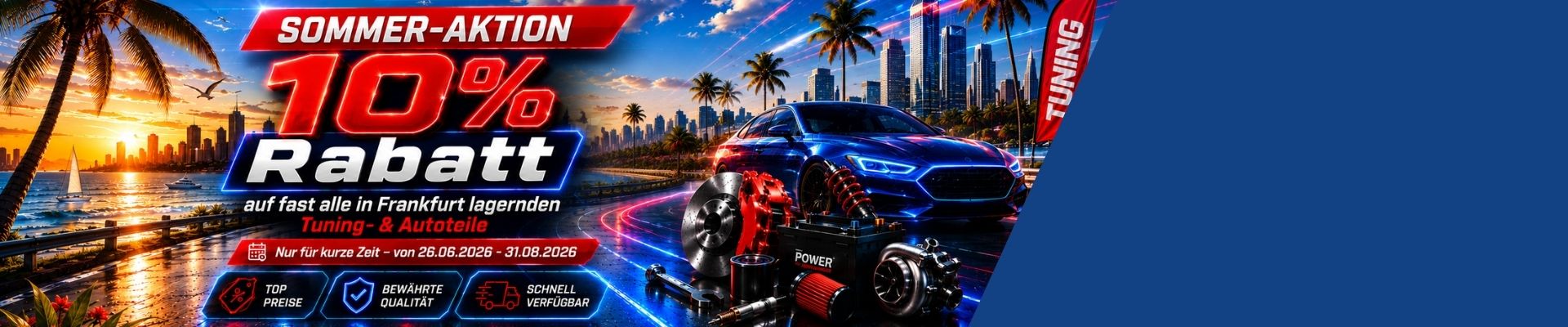 SOMMER-AKTION auf fast alle Produkte in Frankfurt