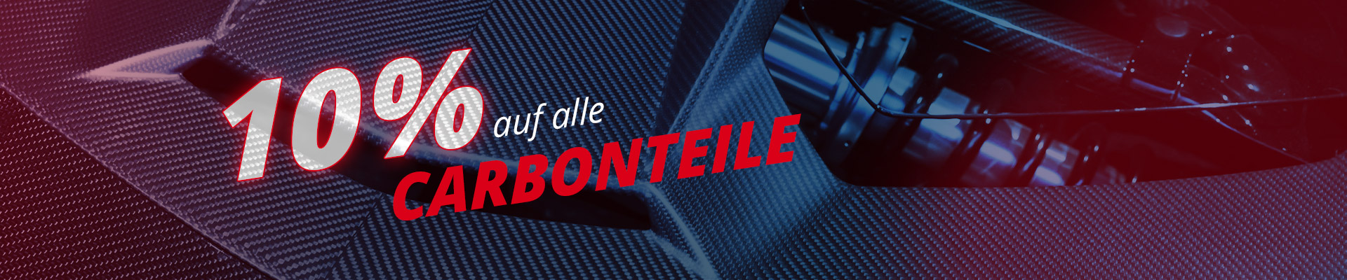 10% auf alle Carbonteile