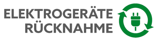 Symbol für Elektroaltgeräte-Rücknahme