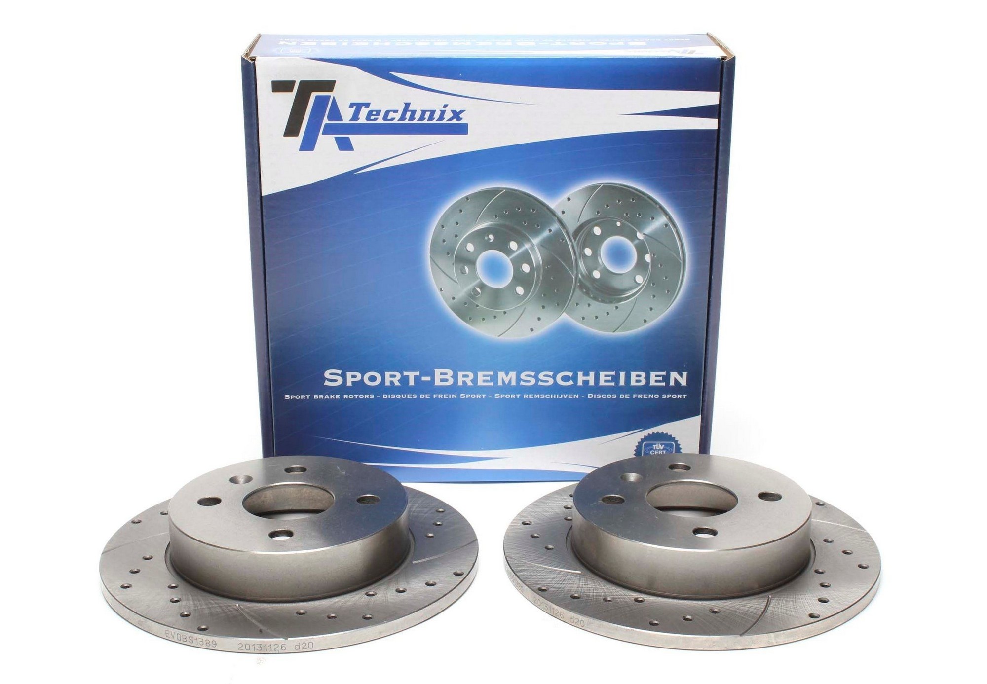 TA-Technix Sport Bremsscheiben Satz Hinterachse Opel Astra F/G/H/J / Meriva