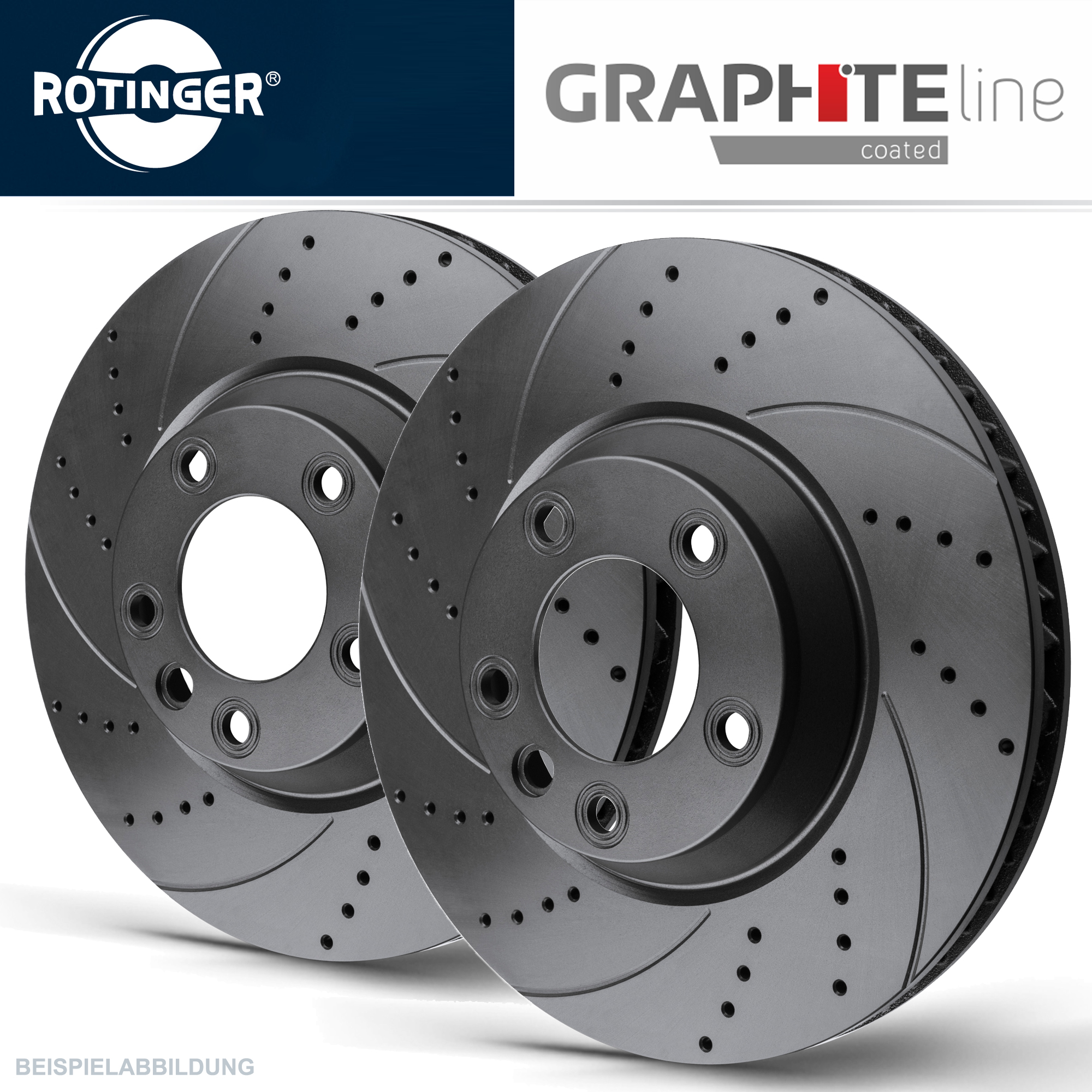 Rotinger Graphite Line Sport-Bremsscheiben vorne - Nissan Navara