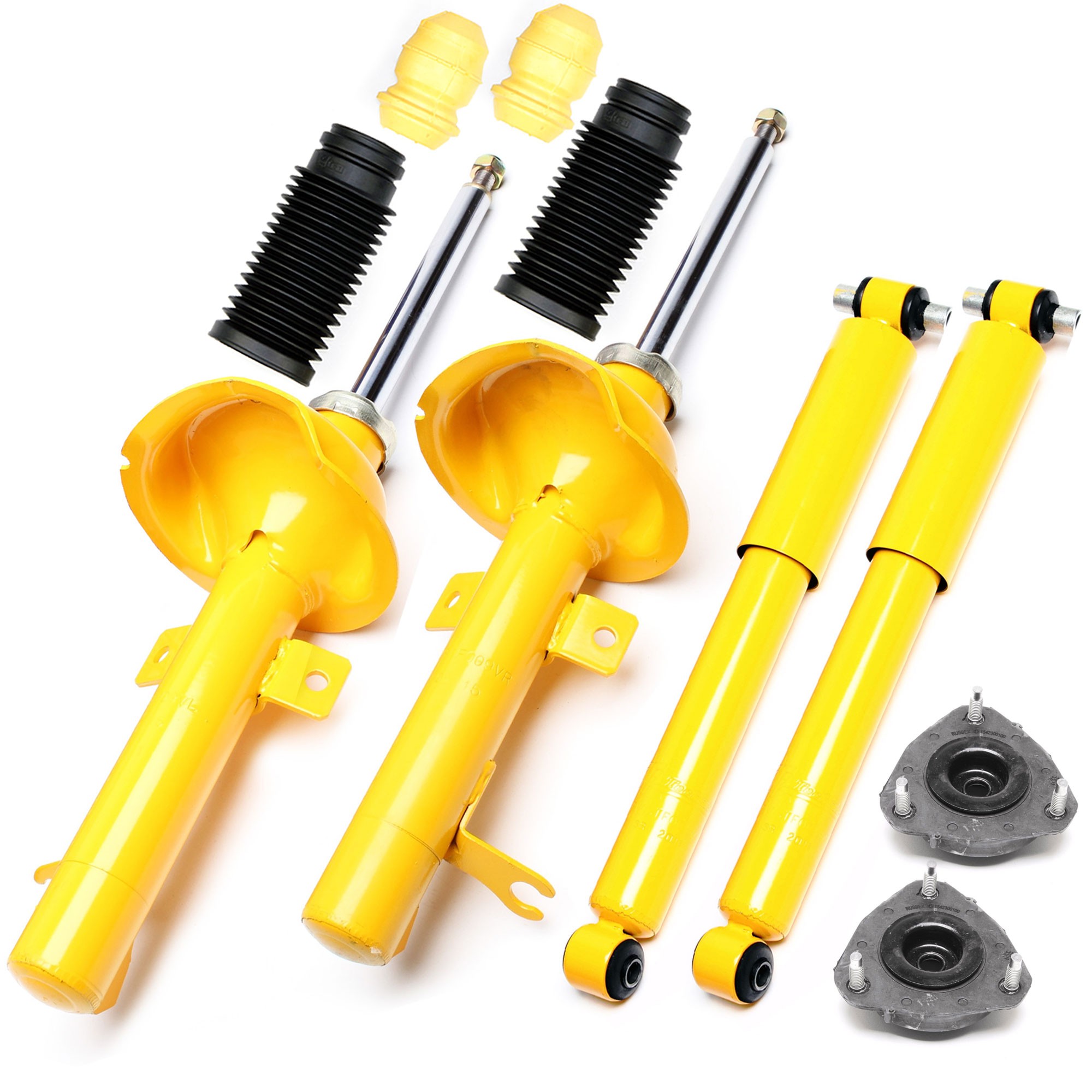 ATEC Stoßdämpfer-Set 4x Für FORD FOCUS Mk1 Turnier - Gasdruck Federbein