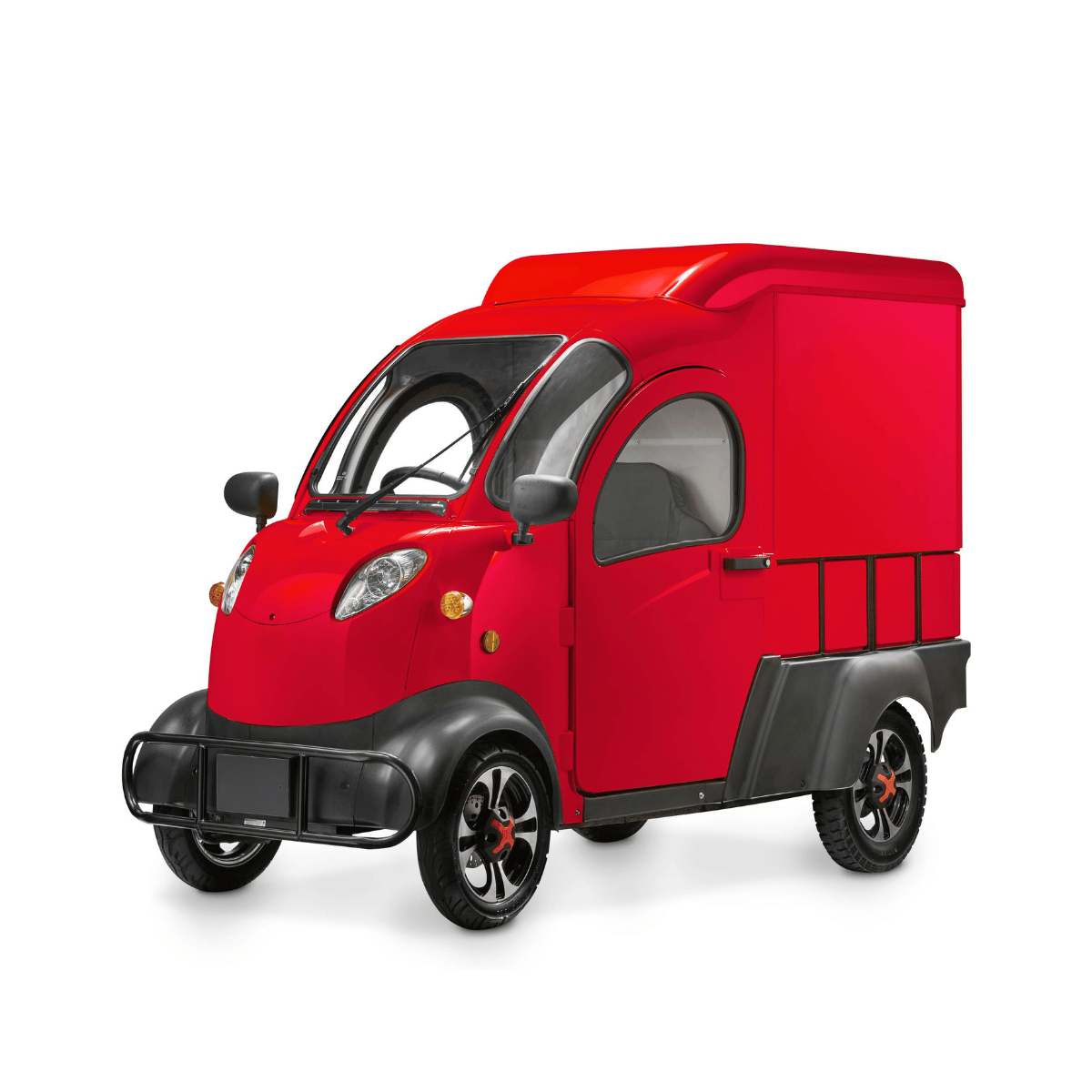 Cargo Volt Truck Elektro Lastenrad mit Kabine 4-Rad Kabinenroller mit  Kastenaufbau 40km/h | STW Emobile