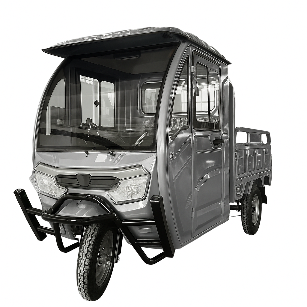 Cargo Volt Elektro Lastenrad Lasten-Dreirad Voll-Kabine Pritsche 45km/h 72V  | eBay.de