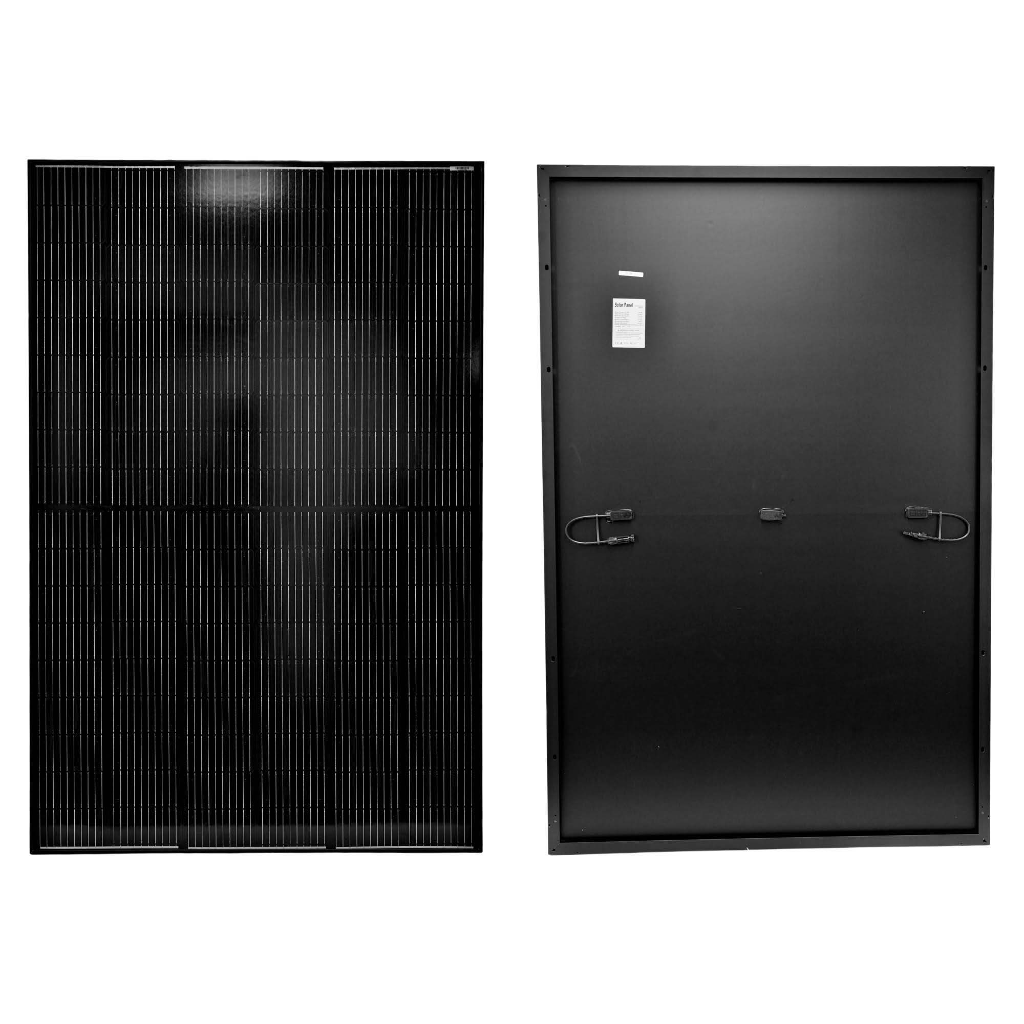 Balkon-Kraftwerk 820 Watt 2x 410W + Wechselrichter Halter PV-Anlage Solaranlage
