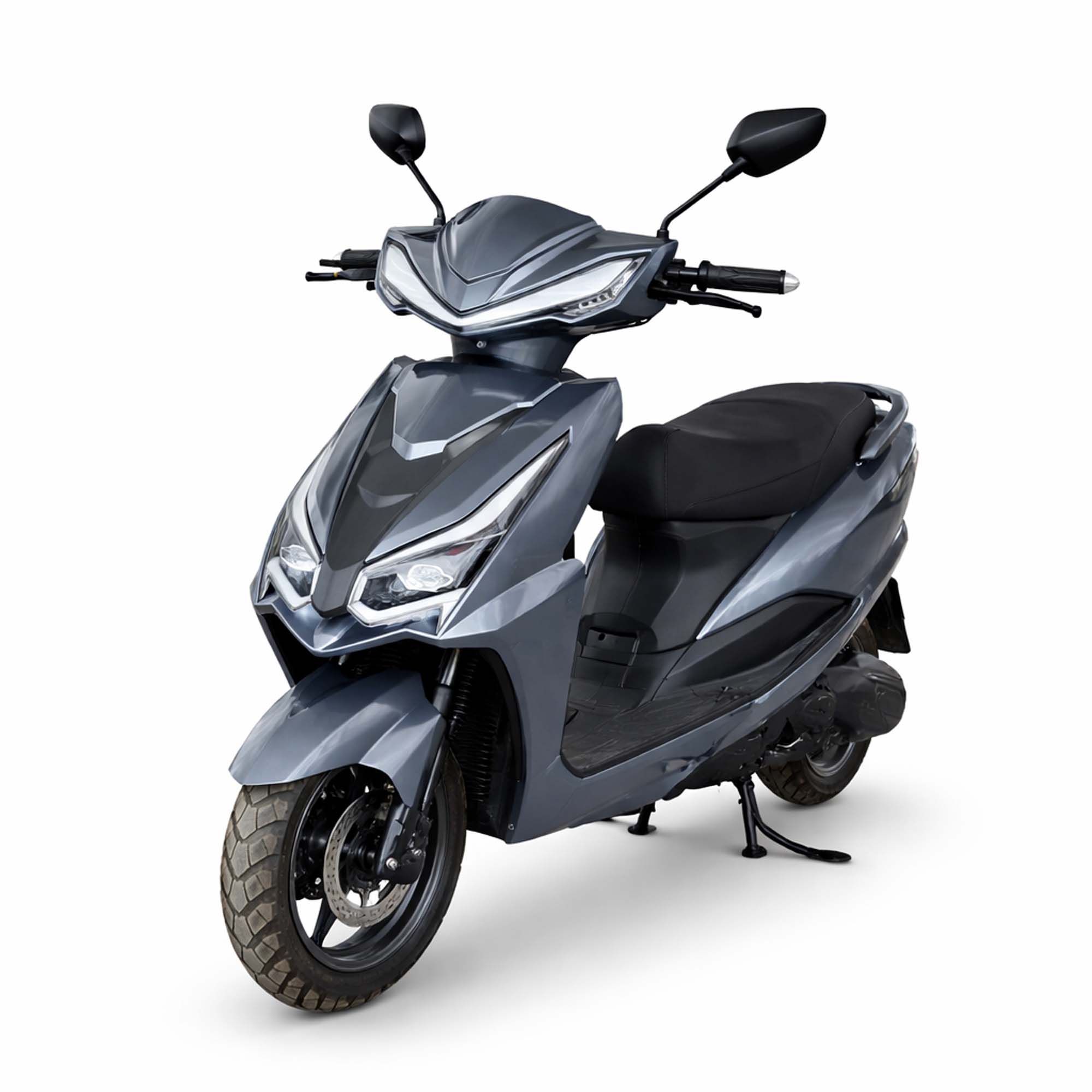 { Elektro-Roller Dragon 45kmh Lithium-Ionen Akku 2kW 65km mit Straßenzulassung }