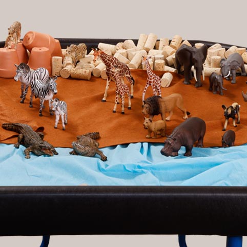 Thementisch Tiere aus aller Welt