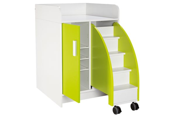 Modulare Wickelkommode mit Trittleiter und Tür, 70 cm | Lieblingsshop